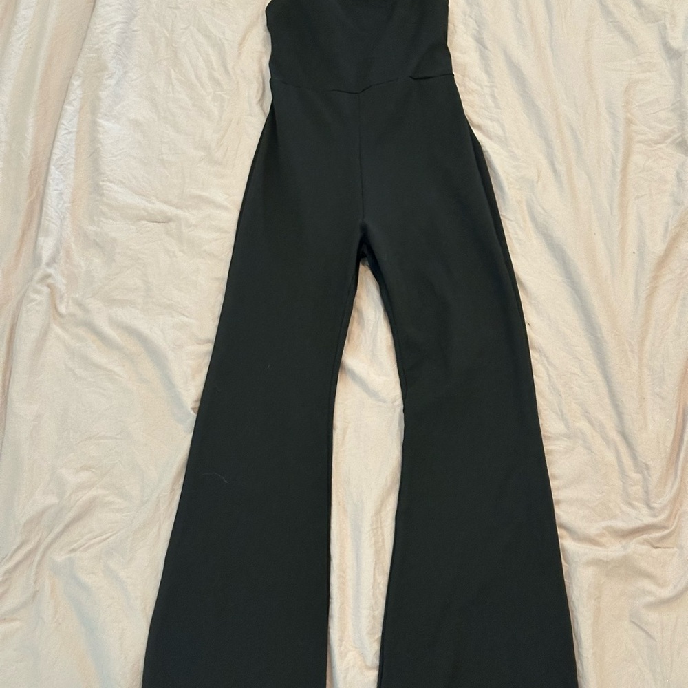 Elegant Black Active Jumpsuit